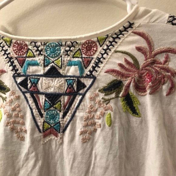 Johnny Was JWLA Embroidered Drape Poncho XS OS oversized - Picture 6 of 13